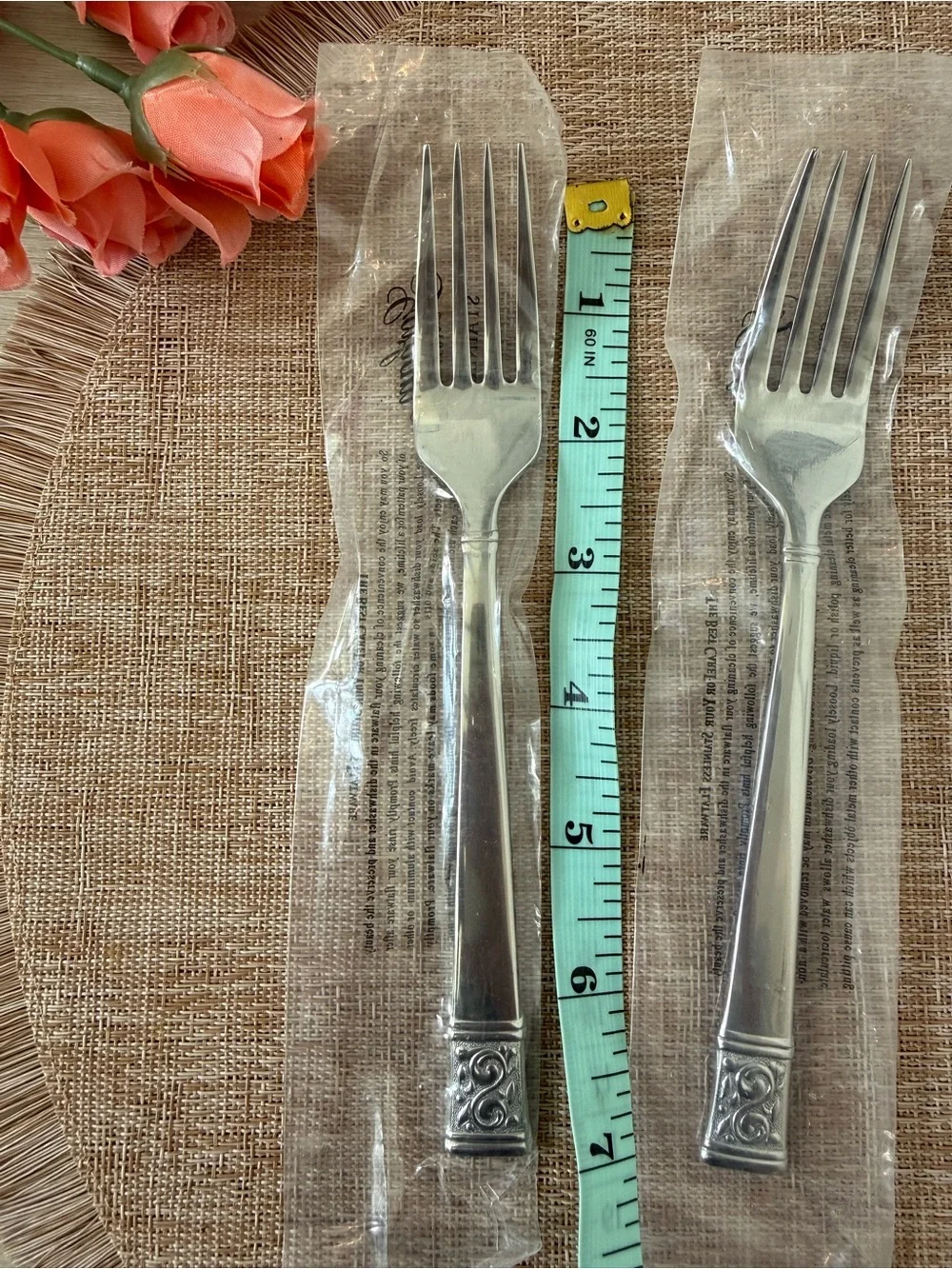 Biltmore gorham  stainless flatware dinner forks 18/10 Design retired